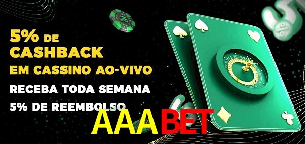 Promoções do cassino ao Vivo AAABET